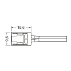 ELCART DISTRIBUTION - 4PZ CONN.COB STRIP-WIRE 8MM 3,5A