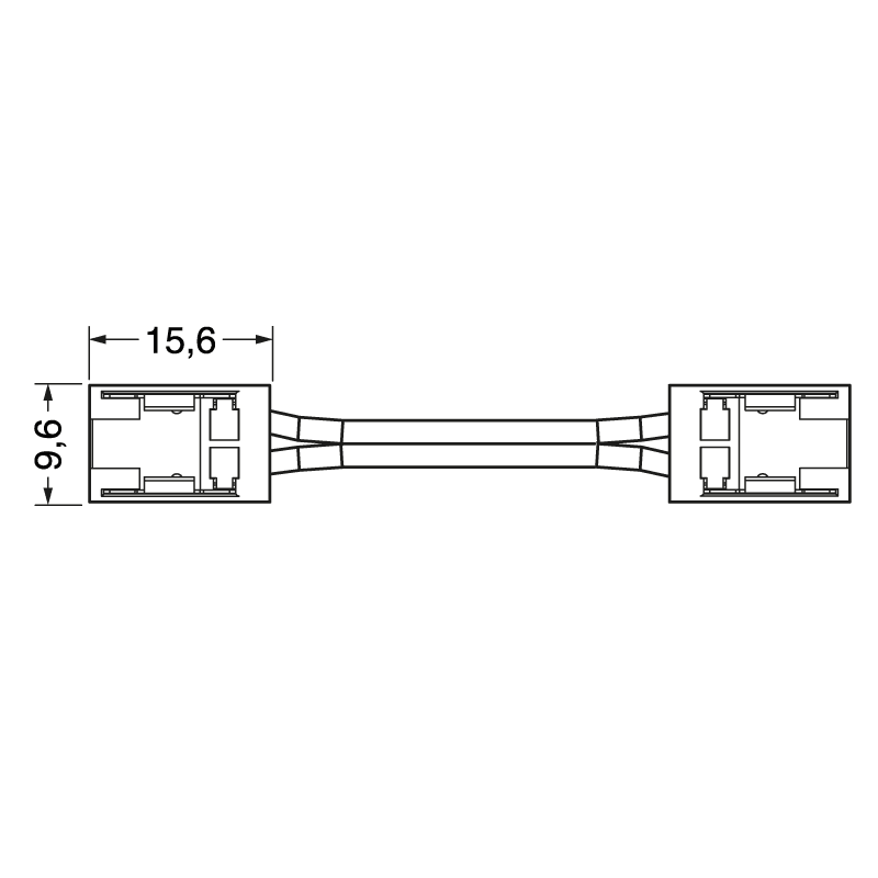 ELCART DISTRIBUTION - 4PZ CONN.COB ST.-ST.WIRE 8MM 3,5A