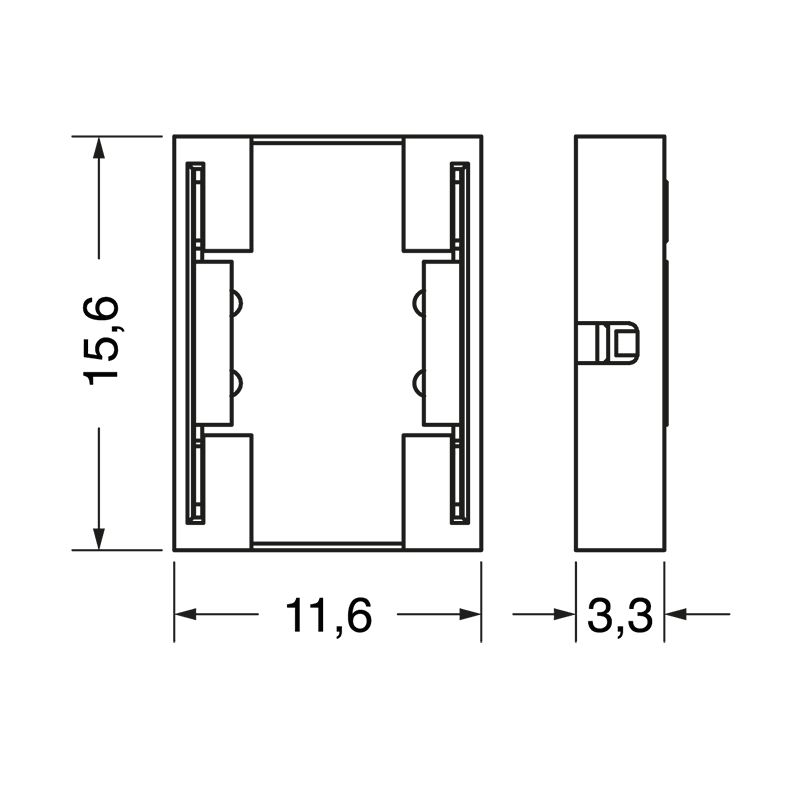 ELCART DISTRIBUTION - 4PZ CON.COB STRIP-STRIP 10MM 3,5A