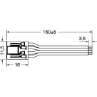 ELCART DISTRIBUTION - 4PZ CONN.COB STRIP-WIRE RGB 3,5A