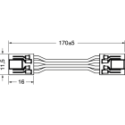 ELCART DISTRIBUTION - 4PZ CONN.COB STR.-S.WIRE RGB 3,5A