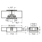 ELCART DISTRIBUTION - 4PZ CONN.COB STRIP-STRIP 8MM 220V