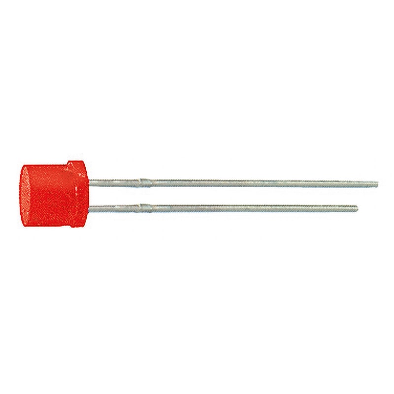 ELCART DISTRIBUTION - LED VERDE  D. 5 MM PIATTO