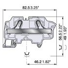 ELCART DISTRIBUTION - 1SNK712010R0000 MORSETTO ZK16GREY