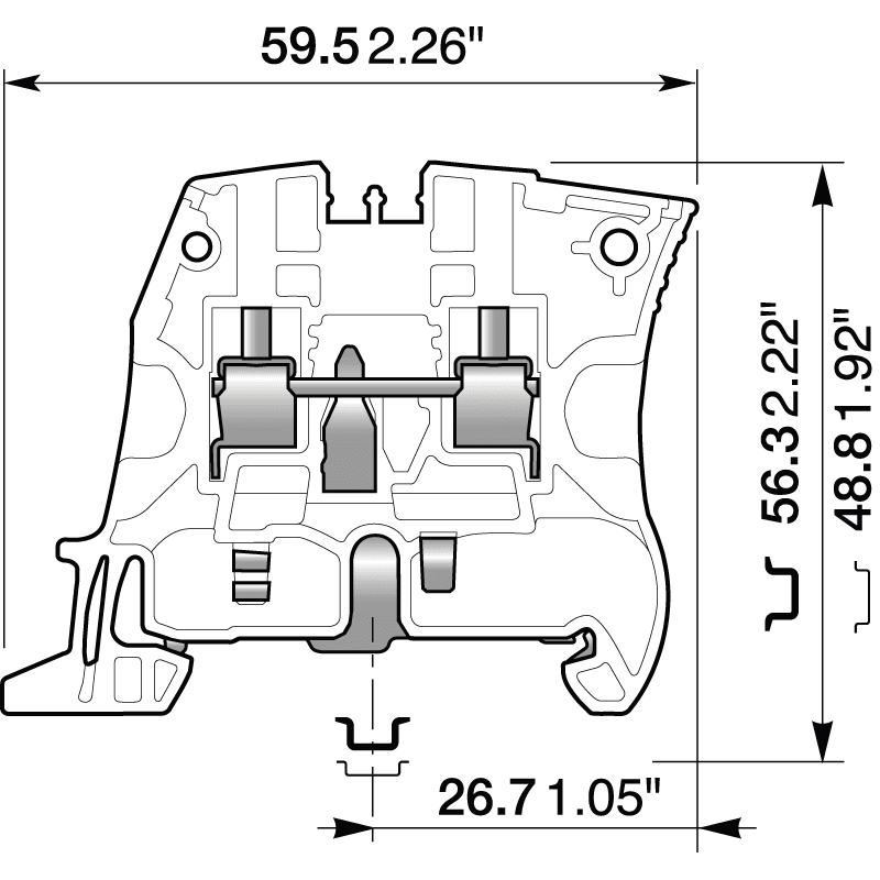 ELCART DISTRIBUTION - 1SNK505150R0000 MORSETTO ZS4-PE