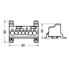 ELCART DISTRIBUTION - 1SNL407610R0000 RIPART.DBLK76-7
