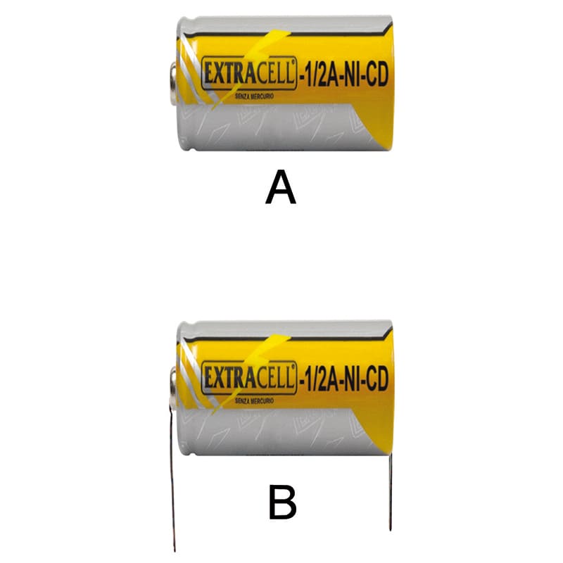 ELCART DISTRIBUTION - NI-CD BAT.1/2A 1.2V  700MA S.TERM