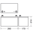 ELCART DISTRIBUTION - BATTERIA RIC.PIOMBO 12V 80 AH
