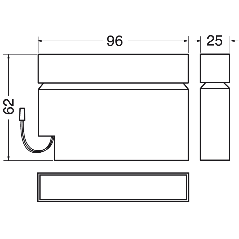 ELCART DISTRIBUTION - BATTERIA RIC.PIOMBO 12V  0,8 AH