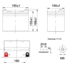 ELCART DISTRIBUTION - BATTERIA RIC.PIOMBO 12V  33 AH