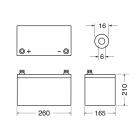 ELCART DISTRIBUTION - BAT.EXTRACELL LIFEPO4 12.8V 80AH