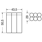 ELCART DISTRIBUTION - PACCO BATT.NI-CD 7.2V 1000MAH AA