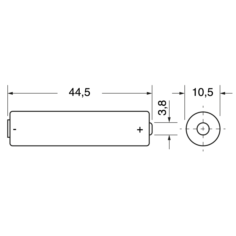 ELCART DISTRIBUTION - 4PZ PILA LITIO AAA 1,5V 1200MAH