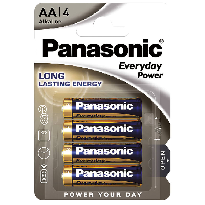 ELCART DISTRIBUTION - PILA AA  EV.DAY PW PANASONIC BL.4