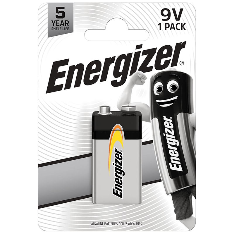 ELCART DISTRIBUTION - PILA 9V ALK.EVERYDAY ENERGIZER B1