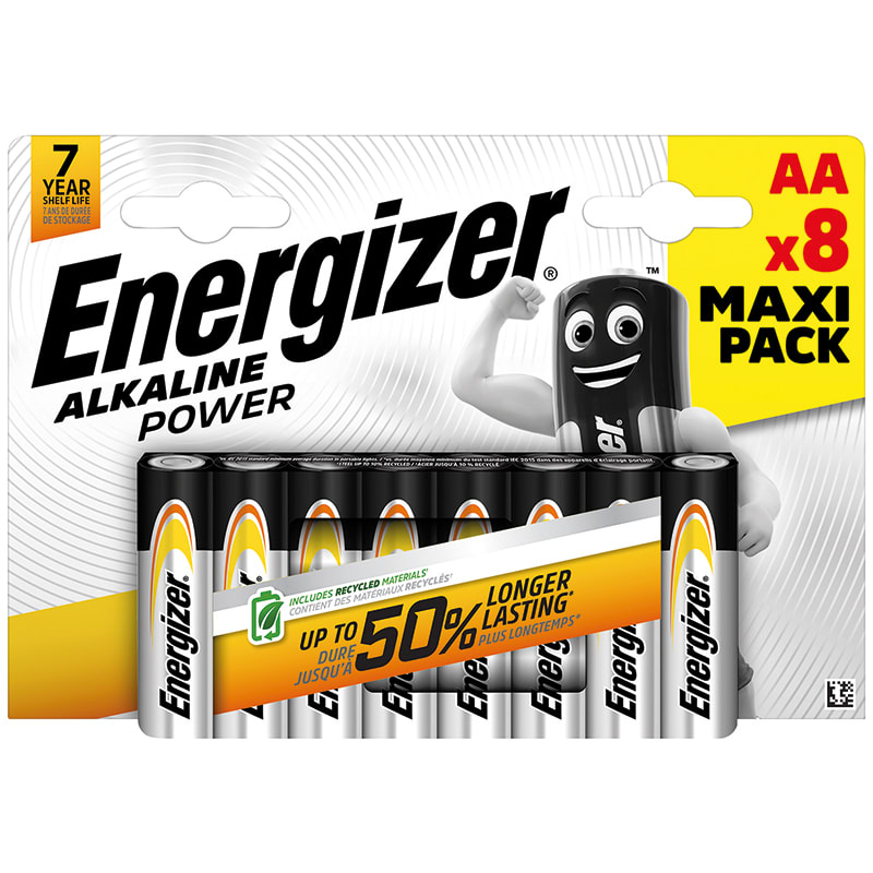 ELCART DISTRIBUTION - PILA AA ALKAL. POWER ENERGIZER B8