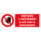 ELCART DISTRIBUTION - CARTELLO VIETATO L'ACCESSO