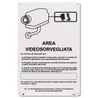 ELCART DISTRIBUTION - CARTELLO AREA VIDEOSORVEGLIATA