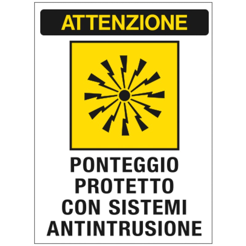 ELCART DISTRIBUTION - CARTELLO PONTEGGIO PROTETTO