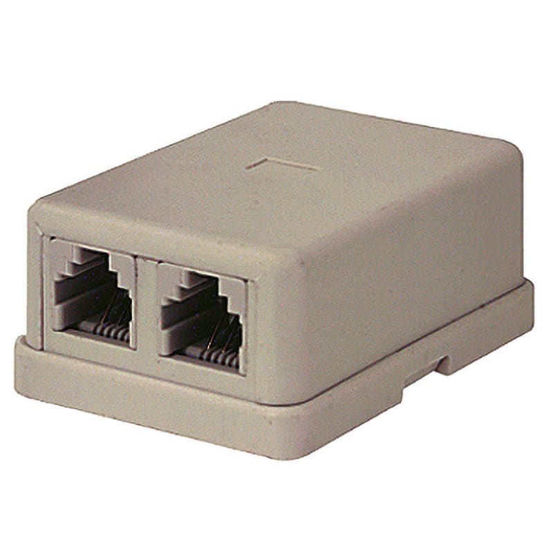 ELCART DISTRIBUTION - DOPPIA PRESA TELEF. COR. 6 CONT.6