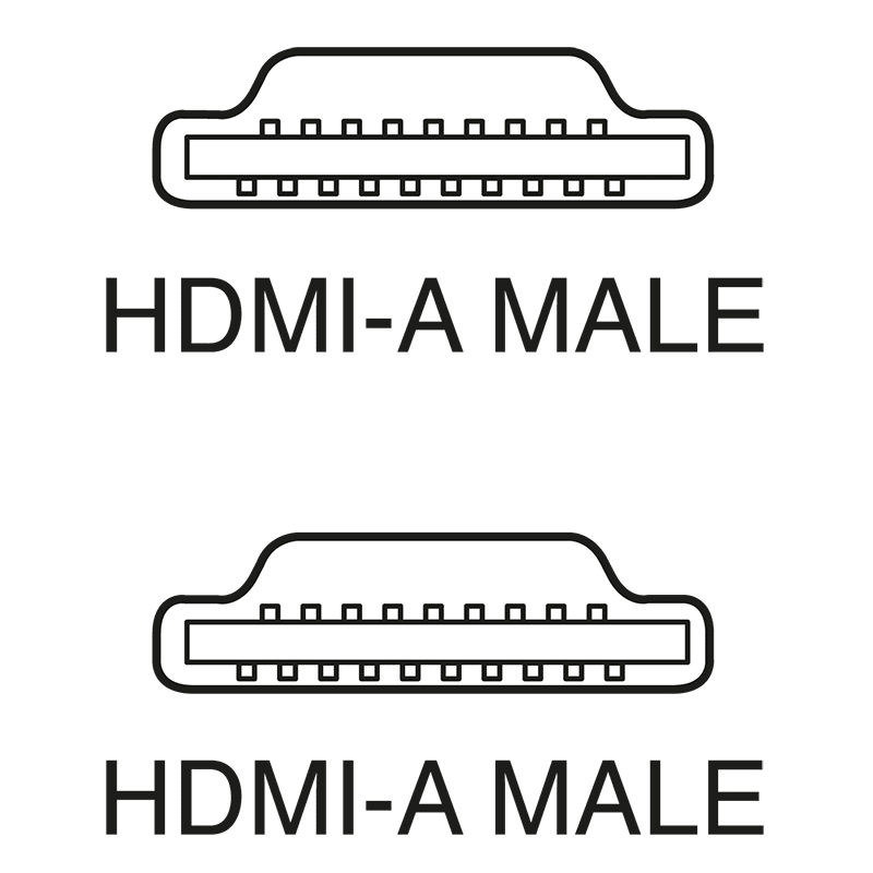 ELCART DISTRIBUTION - CAVO HDMI-HDMI 8K 1M RAME HISPEED