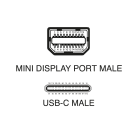 ELCART DISTRIBUTION - CAVO USB-C MINIDP M/M 4KX2K@60HZ