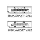 ELCART DISTRIBUTION - CAVO DISPLAY PORT 1,8MT M/M 1080P
