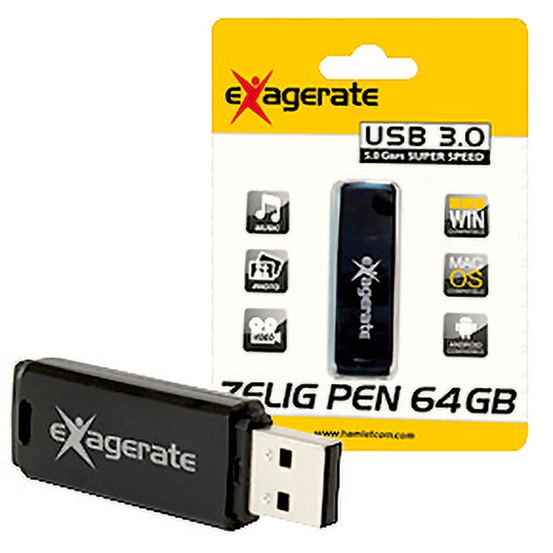 ELCART DISTRIBUTION - PEN DRIVE ZELIG 64GB USB 3.0