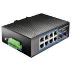 CUDY - SWITCH INDUSTRIALE 8P GIGA+2SFP