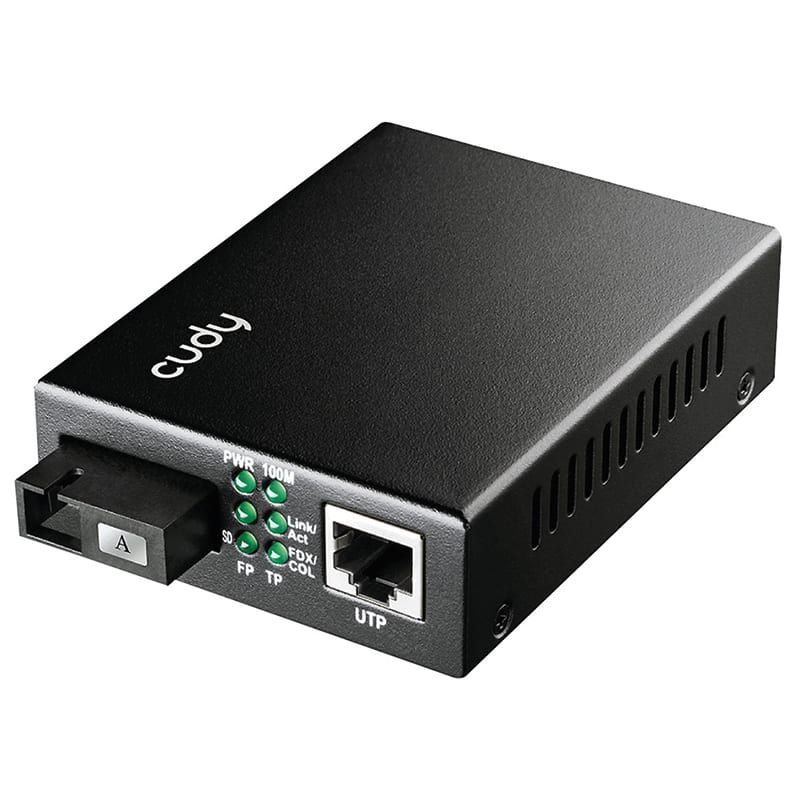 CUDY - MEDIA CONVERTER 10/100 SM 40KM SC