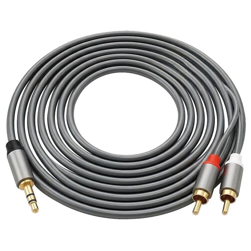 ELCART DISTRIBUTION - CAVET, 1,8 MT. SP.3,5MM 2RCA 24K