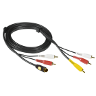 ELCART DISTRIBUTION - CAVO 5MT S/4P M.DINX2RCA/ 3XRCA