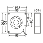 ELCART DISTRIBUTION - CIC-120/DC12 BW 12031
