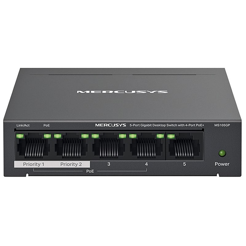 TP-LINK - MS105GP SWITCH 5 PORTE GIGABIT PO