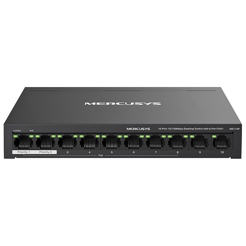 TP-LINK - MS110P SWITCH 10 PORTE POE