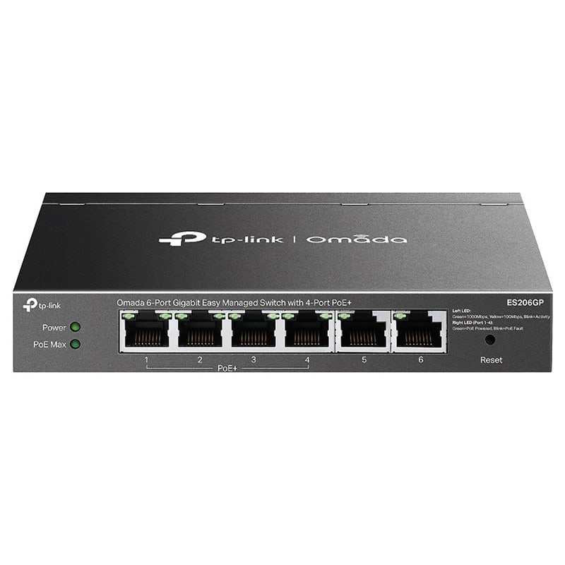 TP-LINK - ES206GP SWITCH 4P POE+ +2P GIGA M