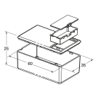 ELCART DISTRIBUTION - CONTENITORE 60X35X25 NERO