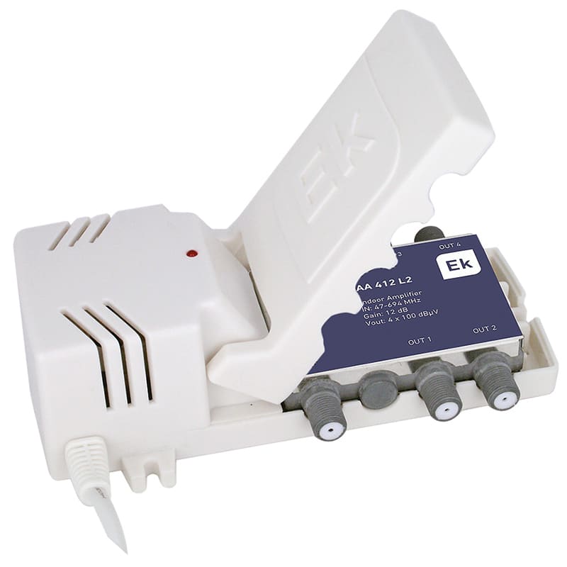 ELCART DISTRIBUTION - AMPLIFICATORE INTERNO 1IN 4OUT EK