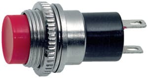 ELCART DISTRIBUTION - PULSANTE NORM.CHIUSO ROSSO 040665400