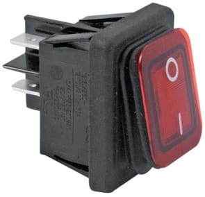 ELCART DISTRIBUTION - INTERRUTTORE BIPOL. LUM. ROSSO 040715500