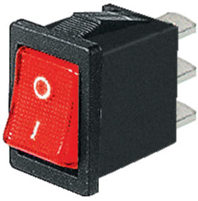 ELCART DISTRIBUTION - INTERR. UNIPOL.  LUMIN. ROSSO 040717700