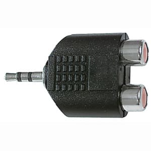 ELCART DISTRIBUTION - ADATT. SP.3,5 STEREO -2 PRESE RCA 044780000