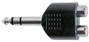 ELCART DISTRIBUTION - ADATT. SP.6,3 STEREO-2 PRESE RCA 044880000