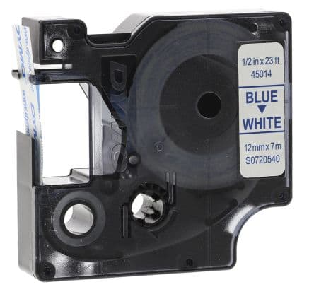 ELCART DISTRIBUTION - NASTRO PER DYMO 12X7MM BLU/BIANCO