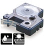 ELCART DISTRIBUTION - NASTRO PER DYMO 12X7MM ROSS/BIANC