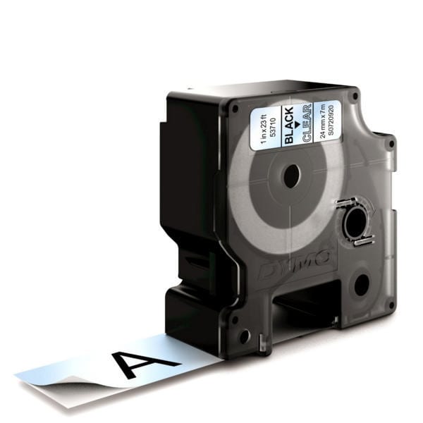 ELCART DISTRIBUTION - NASTRO PER DYMO 24X7MM NERO/TRASP 079802800