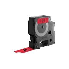 ELCART DISTRIBUTION - NASTRO PER DYMO 24X7MM NERO/ROSSO
