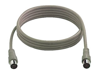 ELCART DISTRIBUTION - CAVO ANTEN.TV SP9,5MM-PR9,5MM 2MT