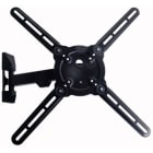 ELCART DISTRIBUTION - SUPPORTO MURALE TV 2 SNODI NERO 122301500