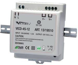 ELCART DISTRIBUTION - ALIM. SWITCH. DIN  60W 24V  1 OUT 131952200